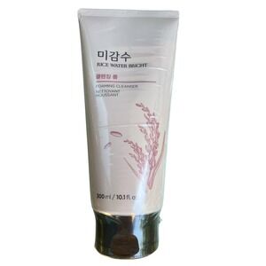 The Face Shop‎ Rice Water Bright Foaming Cleanser - 10.1 fl oz 300 ml NEW Sealed